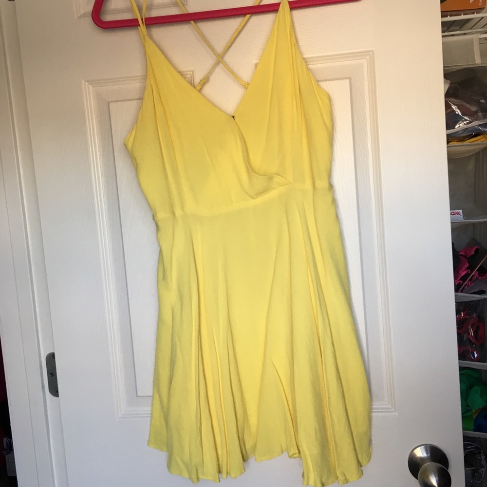 Yellow Strappy Sundress